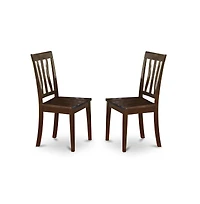 East West Furniture 5 Pc small Kitchen Table set-breakfast nook plus 4 Dining Chairs