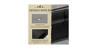 Slickblue Wood Elevated Garden Bed with Greenhouse Cover for Ideal Outdoor Growing