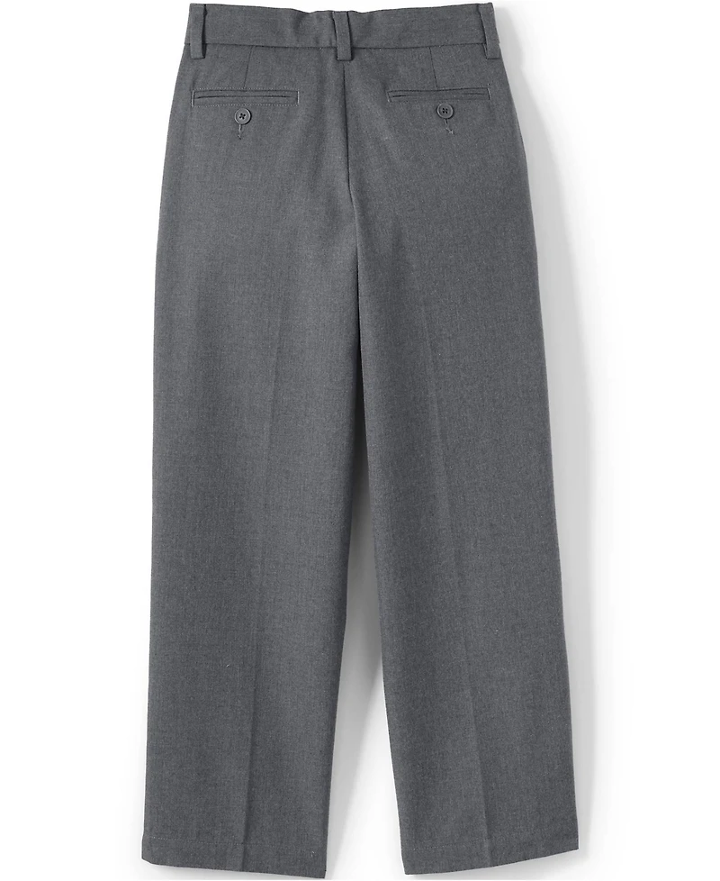 Lands' End Big Boys Plain Front Dress Pants