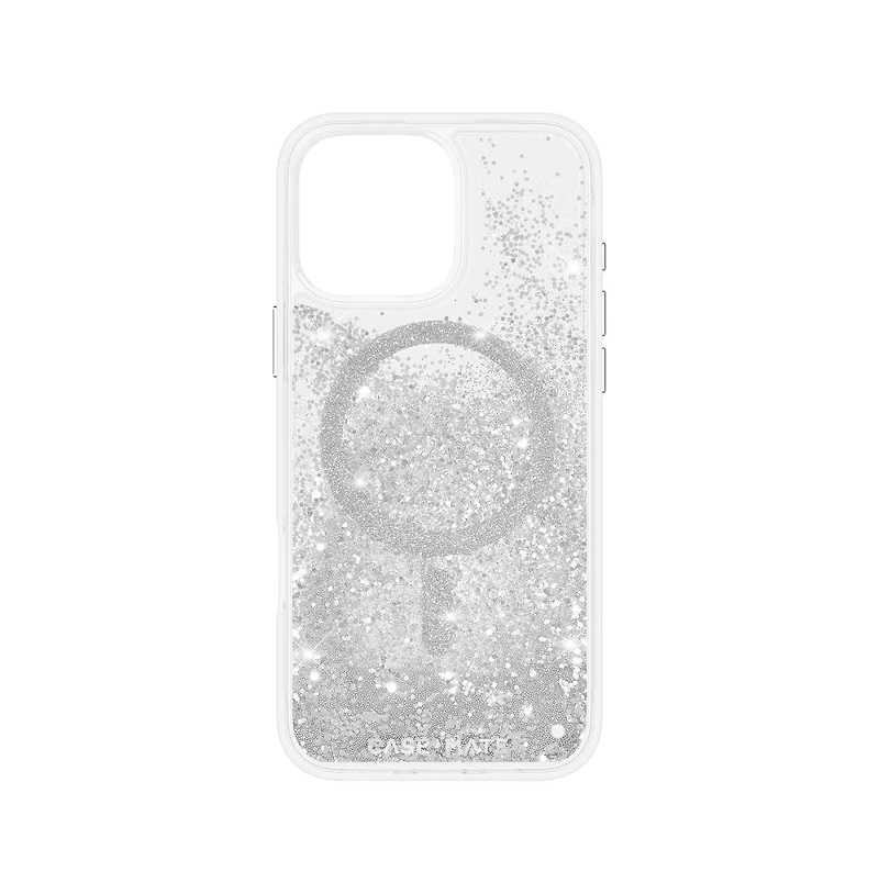 Case-Mate Waterfall Case for Apple iPhone 16 Pro Max-Silver
