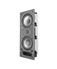 Polk Audio 265-rt 3 Way Vanishing In Wall Speakers and 255c-rt Center Channel Speaker Bundle (White)