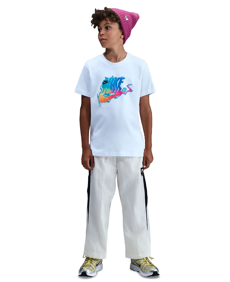 Nike Big Boys Sportswear Crewneck Short Sleeve T-Shirt