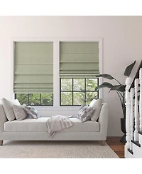 Sun Zero Pryer Textured 100% Blackout Cordless Roman Shade