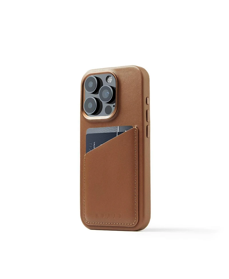 Mujjo Full Leather Wallet Case for iPhone 15 Pro