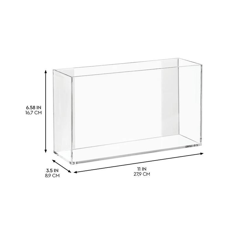 iDesign Adhesive Organizer Bin - Clear