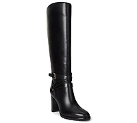 Lauren Ralph Women's Collins Stacked Heel Tall Boots