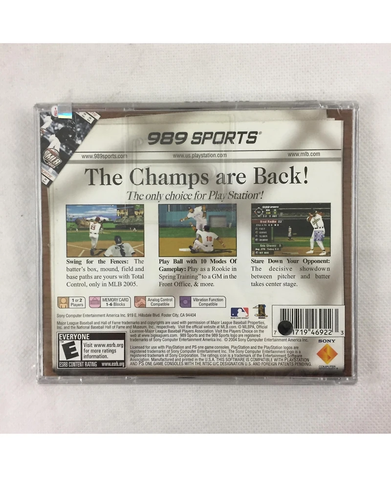 Sony Computer Entertainment Mlb 2005
