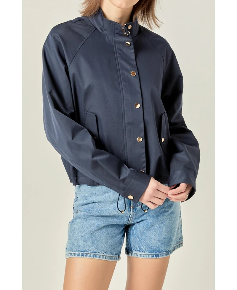 English Factory Women's Lightweight Bomber Jacket