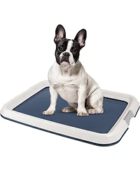 Iris Usa Pad Holder, Fits 17"x24" or Larger, Medium, Puppy Dog Pad Hoder, Secured Latches, Non-Skid Rubber Feet, High Polish Finish for Easy