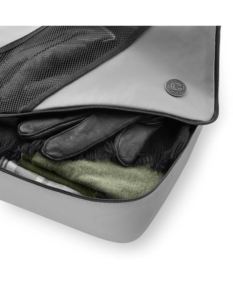 Carry Craft 7 Piece Packing Travel Organizer Cube Set for Luggage with Laundry and Shoe Bags - Grey