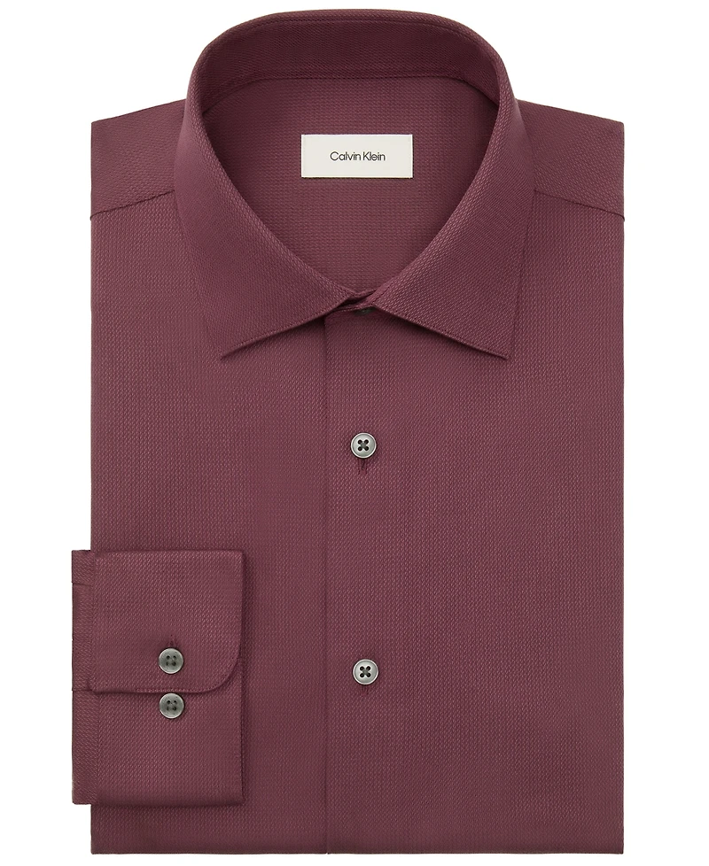 Calvin Klein Men's Steel Plus Regular Fit Dress Shirt