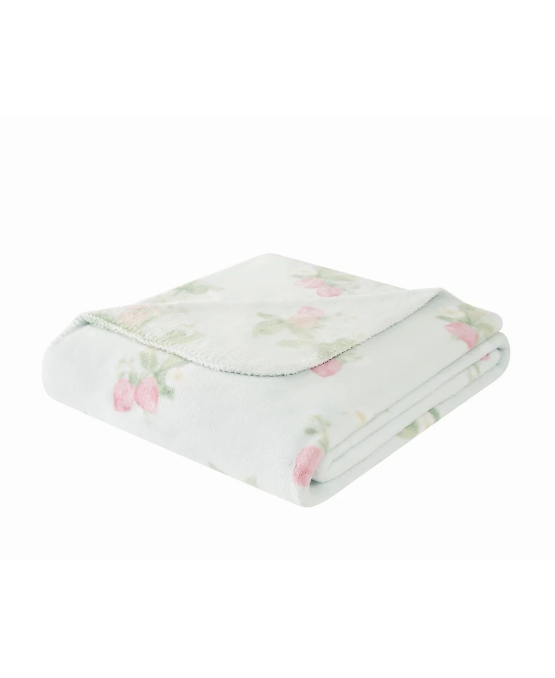 The Farmhouse by Rachel Ashwell Strawberry Delight Throw, 50" x 70"