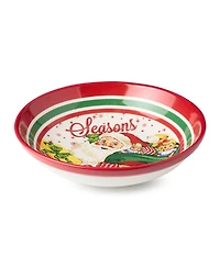 Certified International Santa's Retro Christmas Serving Platter