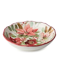 Certified International Winter Blooms Serving Bowl