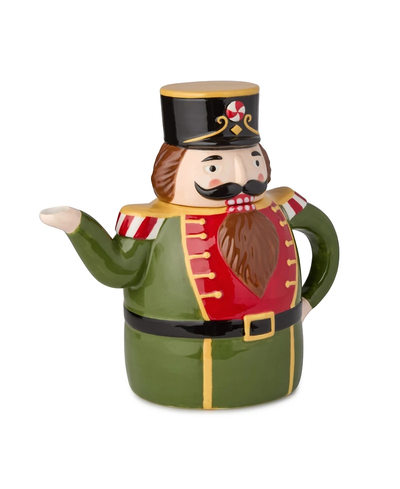 Certified International Nutcracker Parade 3-d Teapot
