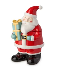 Certified International Christmas Whimsy Santa 3-d Cookie Jar
