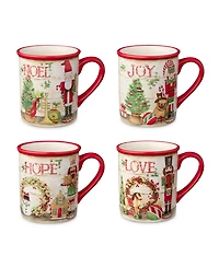 Certified International Nutcracker Parade Mugs, Set of 4