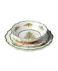 Certified International Holly Tree Melamine 12-Pc. Dinnerware Set, Service for 4