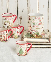 Certified International Nutcracker Parade 16-Pc. Dinnerware Set, Service for 4