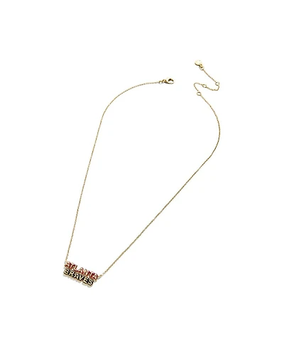 Wear by Erin Andrews Atlanta Braves Delicate Enamel Necklace