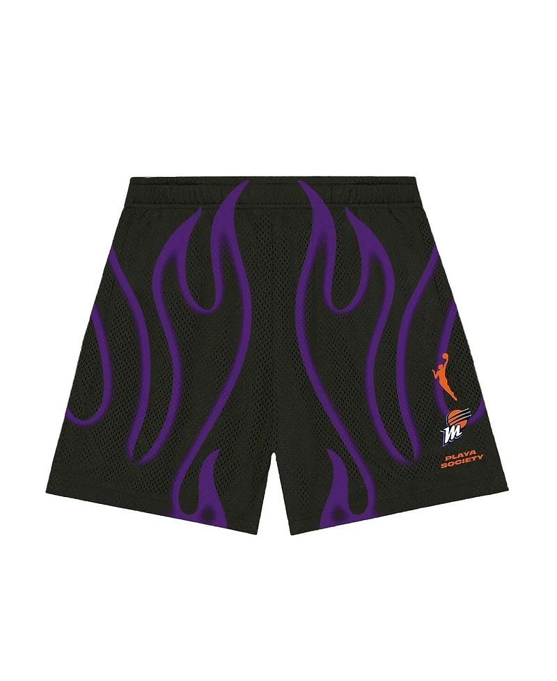 Playa Society Men's and Women's Black Phoenix Mercury Athletic Shorts