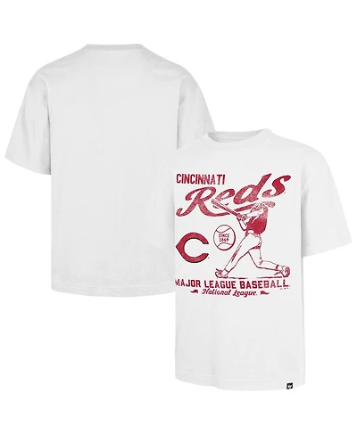 '47 Brand Men's White Cincinnati Reds Regional Batter Foundation T-Shirt
