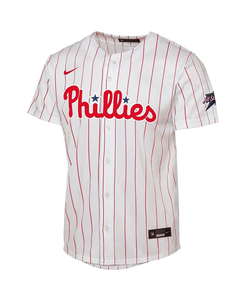 Nike Big Boys and Girls White Philadelphia Phillies 2025 Mlb All-Star Game Home Replica Jersey
