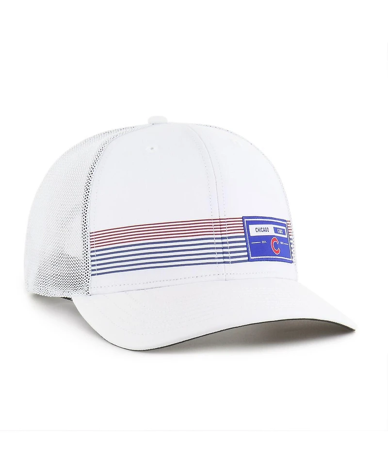 '47 Brand Men's White Chicago Cubs Rangefinder Brrr Trucker Adjustable Hat
