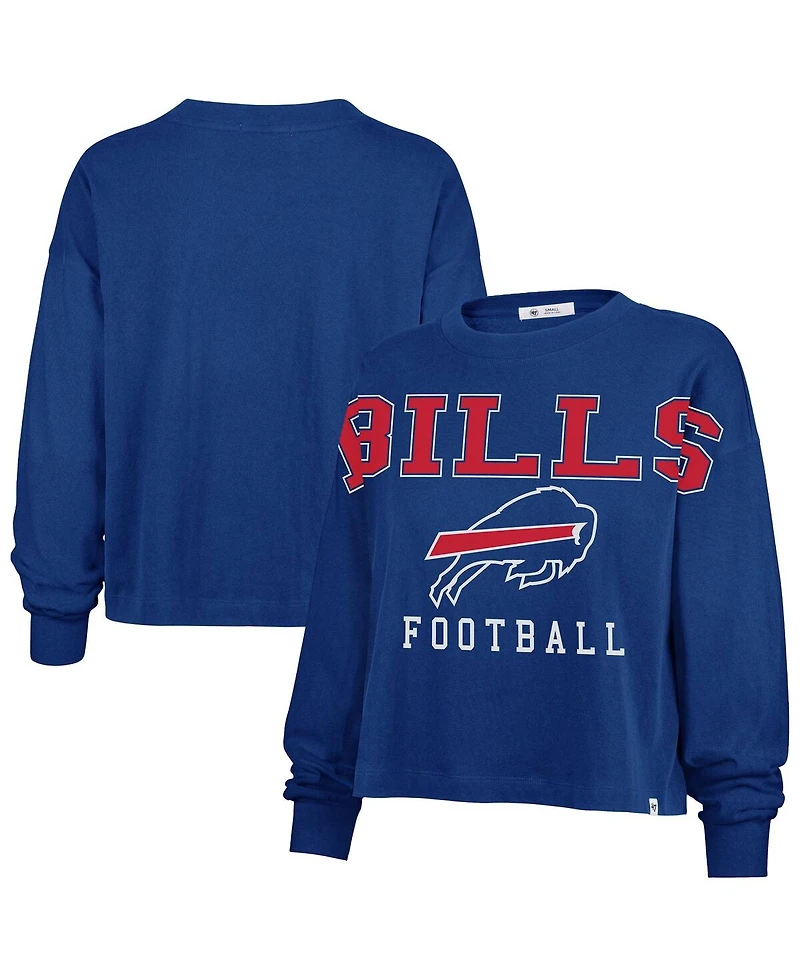 '47 Brand Women's Royal Buffalo Bills Outreach City Oversized Long Sleeve T-Shirt