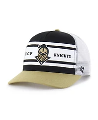 '47 Brand Big Boys and Girls Black/Gold Ucf Knights Super Stripe Hitch Adjustable Trucker Hat