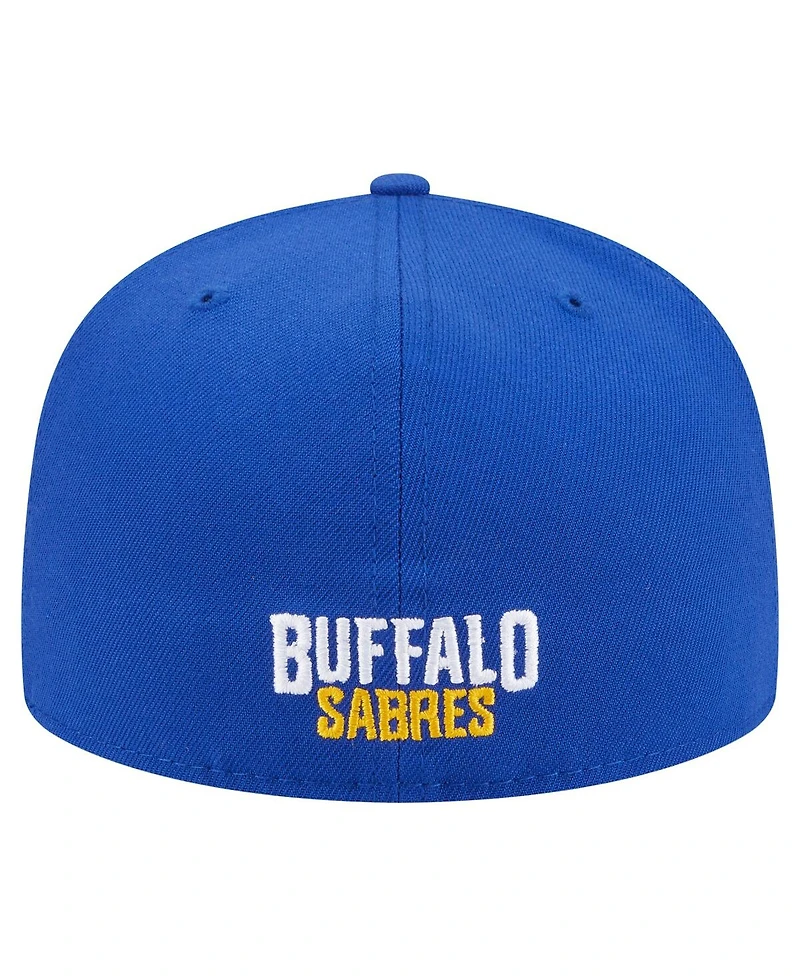 New Era Men's Royal Buffalo Sabres Deceptor 59FIFTY Fitted Hat