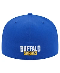 New Era Men's Royal Buffalo Sabres Deceptor 59FIFTY Fitted Hat