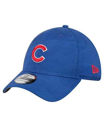 New Era Men's Royal Chicago Cubs Tonal Camo 39THIRTY Flex Hat