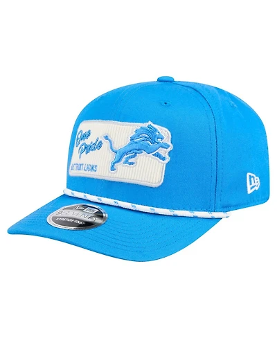 New Era Men's Blue Detroit Lions Chant 9SEVENTY Stretch-Snap Hat