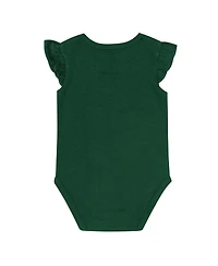 Outerstuff Baby Boys and Girls 2-Piece Green/Orange Miami Hurricanes Little Sunshine Bodysuit Set