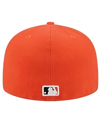 New Era Men's White/Orange San Francisco Giants Repeat 59FIFTY Fitted Hat