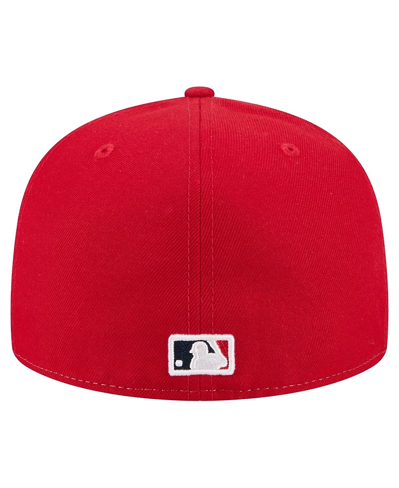 New Era Men's White/Red St. Louis Cardinals Repeat 59FIFTY Fitted Hat