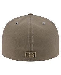 New Era Men's Olive Detroit Tigers Color Pack A-Frame 59FIFTY Fitted Hat