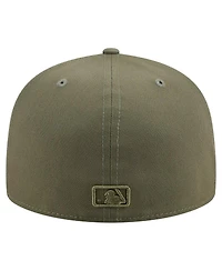 New Era Men's Olive St. Louis Cardinals Color Pack A-Frame 59FIFTY Fitted Hat