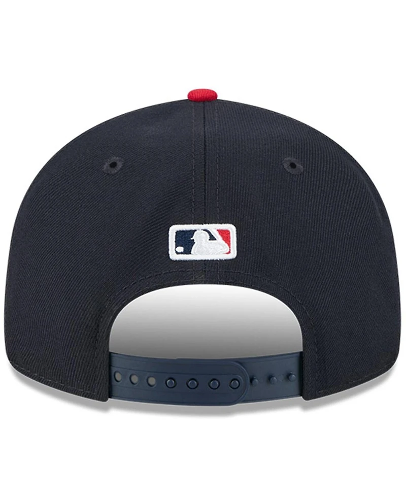 New Era Men's Navy/Red St. Louis Cardinals Baseball Hall of Fame Retro Crown 9FIFTY Adjustable Hat