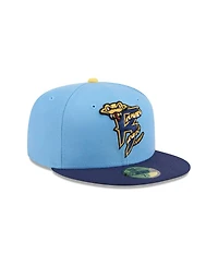 New Era Men's Light Blue Wisconsin Timber Rattlers Theme Nights 59FIFTY Fitted Hat
