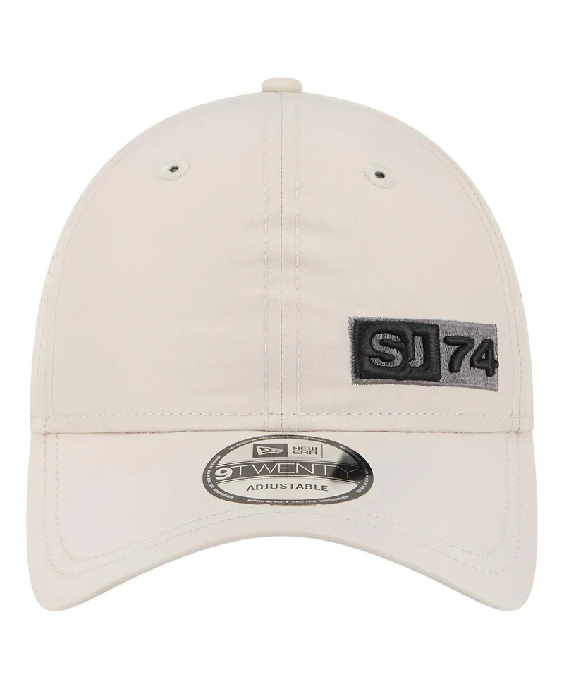 New Era Men's Tan San Jose Earthquakes Active 9TWENTY Adjustable Hat