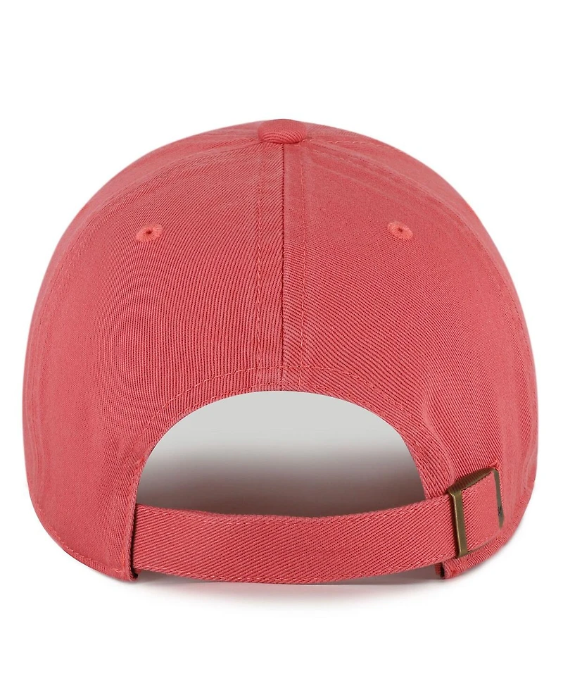 '47 Brand Men's Light Red Wisconsin Badgers Vault Clean Up Adjustable Hat