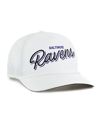 '47 Brand Men's White Baltimore Ravens Brrr Fairway Hitch Adjustable Hat