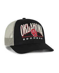 '47 Brand Men's Black Oklahoma Sooners Arid Adjustable Trucker Hat