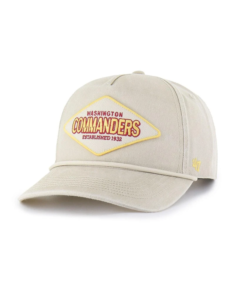 '47 Brand Men's Khaki Washington Commanders Cairn Hitch Adjustable Hat