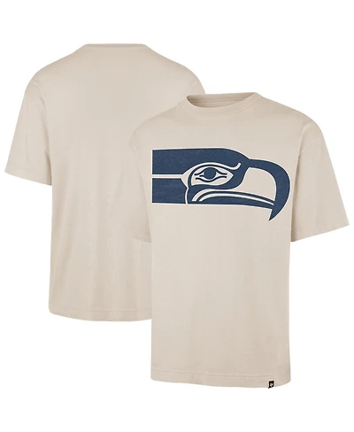 '47 Brand Men's Tan Seattle Seahawks Bouldering Imprint Ravine Foundation Throwback T-Shirt