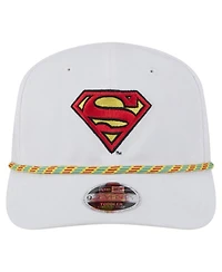 New Era Big Boys and Girls White Superman Multi Rope 9SEVENTY Stretch snap Hat