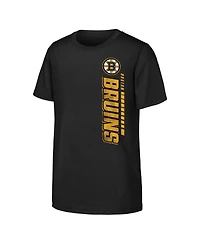 Outerstuff Big Boys and Girls Black Boston Bruins Atmosphere T-Shirt