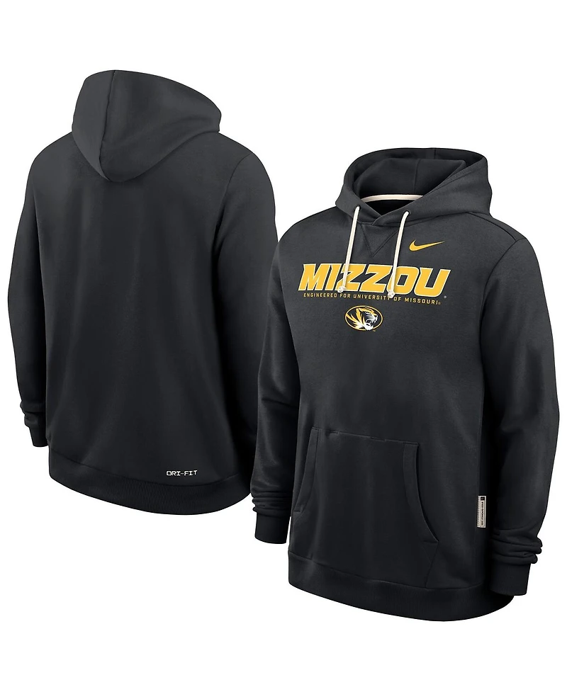 Nike Men's Black Missouri Tigers 2025 Sideline Performance Pullover Hoodie